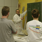 Alessio Nalesion bespricht die Bildaufteilung