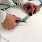 ma&szlig;stabsgetreue Zeichnung