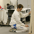 Die exakte Vorzeichnung erleichtert das Malen