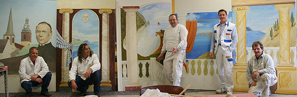 Gruppenfoto Illusionsmalerei 2009